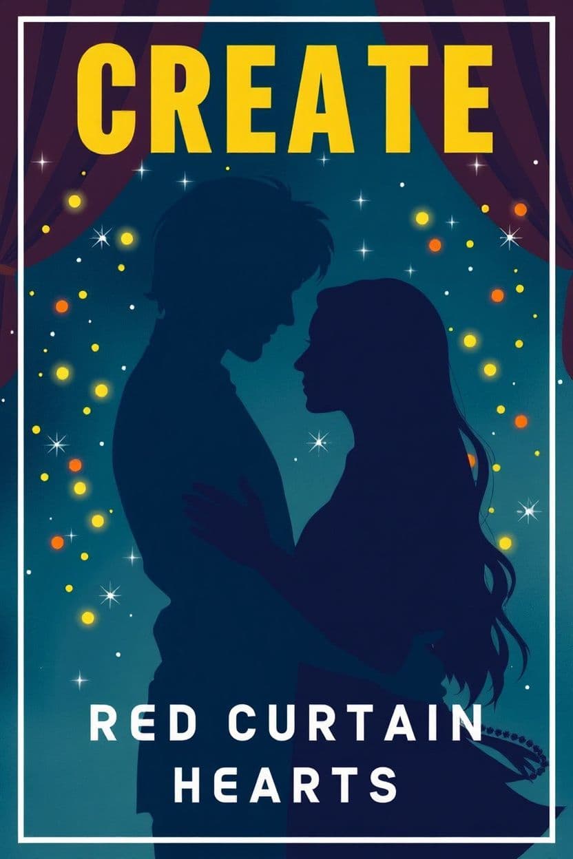 Red Curtain Hearts